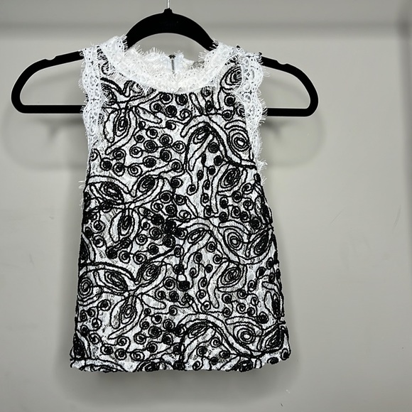 ZARA LACY TOP - Picture 1 of 3